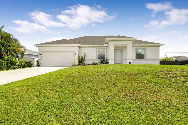 Front elevation, 1108 NW 14th Terrace Cape Coral